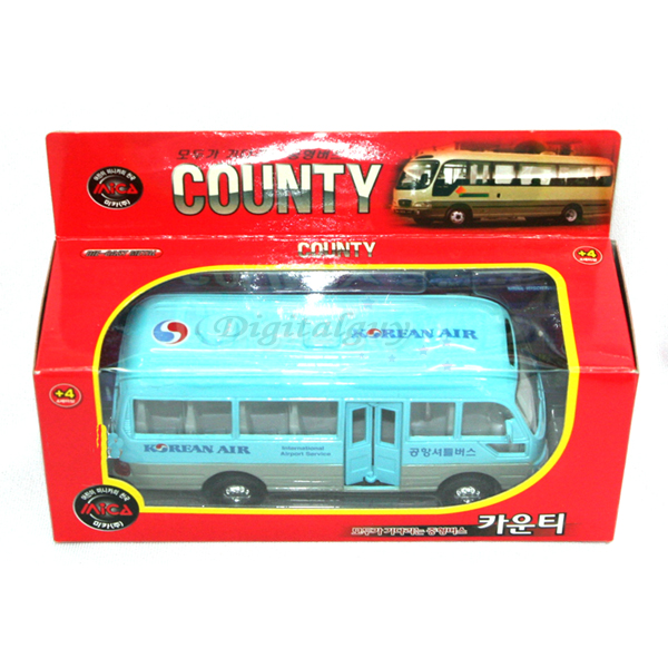 KOREAN AIR SHUTTLE BUS Diecast 132 minicar toy  